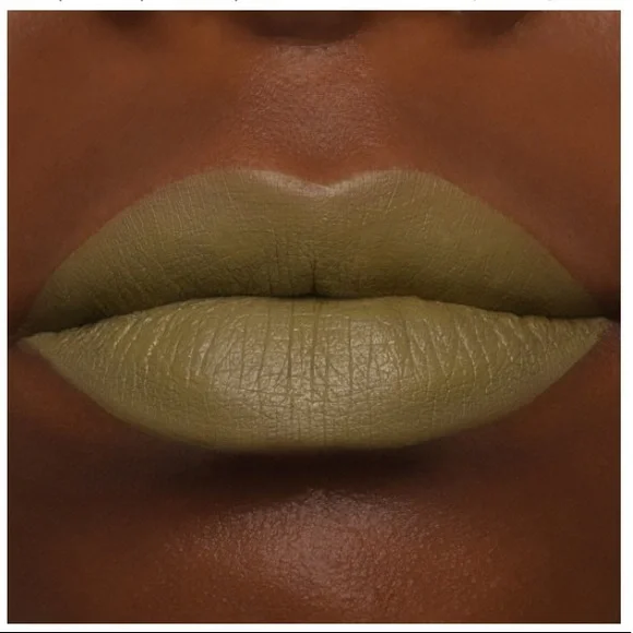 NEW! JEFFREE STAR VELOUR LIQUID Matte LIPSTICK in DEAD PRESIDENTS Army Green - Picture 5 of 16